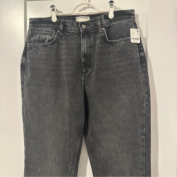 Free People We The Free Xena Slim Straight Jeans in Dark Night Size 32 Women’s - Picture 5 of 16